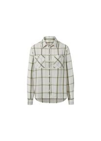 Tchibo - Karierte Bluse aus Baumwoll-Flanell - Damen - Gr. 42 - weiß/kariert