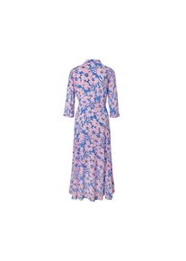 Tchibo - Bedrucktes Hemdblusenkleid - Damen - Gr. 42 - hellblau/geblümt