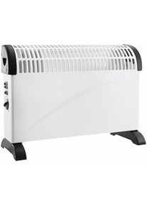 Konvektor radiator med blæser, tre trin, maks 2000 W