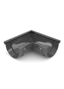Gouttière Angle Extérieure 90° Graphite - Système 100