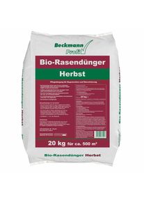 BECKMANN&BREHM Engrais Gazon Automne Bio 20 kg, Organique pour 500 m²