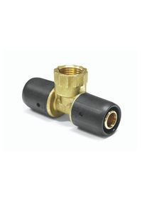 Raccord T 16mm à Sertir Rapide, 1/2" IG - Plomberie Facile