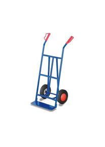 Cordes Chariot en tube d'acier 200 kg avec pneus pleins 550 x 630 x 1100 mm