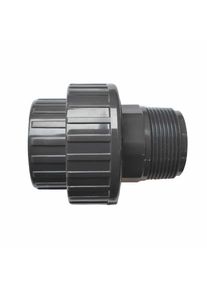 Cepex Raccord PVC 1 1/2 pouce, IG x AG, PVC-U, Plomberie Piscine & Bassin