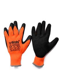 Boni-Shop® Gants de travail hiver chauds, taille L, revêtement latex