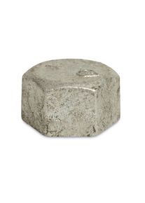 Raccord Fileté Fonte Malléable, Capuchon Hexagonal 1/2 pouce