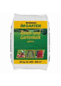 BECKMANN&BREHM Chaux gazon, chaux jardin, amendement calcaire, 20kg granulée, 200-400m²