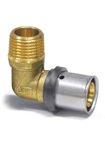 Boni-Shop® Coude de transition à sertir 20 x 2 - 1/2" AG