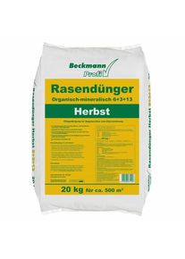 BECKMANN&BREHM 20 kg Engrais à Gazon Automne Beckmann NPK-6+3+13 pour env. 500m²