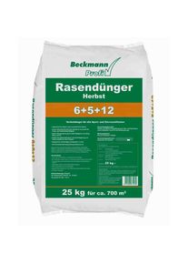 BECKMANN&BREHM 25 kg Engrais de gazon automne Beckmann NPK-6+5+12 pour environ 700m²