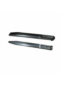 Boni-Shop® Lot de 10 piquets de tente en métal galvanisé – Accessoires de camping