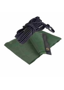 Boni-Shop® Bâche de Protection pour Bac à Sable 1,7x1,7m avec Filet et Corde