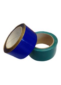 Boni-Shop® Ruban Adhésif PVC Spécial Réparation Bâche, 5m, Vert & Bleu