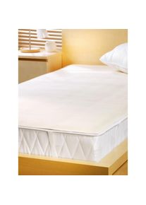 SETEX, Matratzenschutzbezug &raquo;ALLERGIKER GEEIGNET (HAUSSTAUBALLERGIKER), ATMUNGSAKTIV&laquo; Auflage, 90x200 cm, 140x200 cm und weiteren Gr&ouml;&szlig;en, beige, 