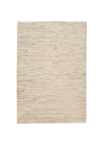 Theko, Wollteppich &raquo;Hadj Uni&laquo; rechteckig 25 mm H&ouml;he echter Berber Teppich, reine Wolle, meliert, handgekn&uuml;pft, beige, Wolle, B : 250 cm 1 Stk. -25 mm,