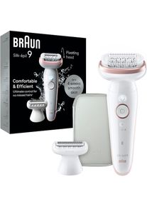 Braun, Epilierer &raquo;Silk-&eacute;pil 9 9-030&laquo; Rasier-& Trimmeraufsatz, mit Etui, rosa, Epiliere nach deinen eigenen Regeln: Braun Epilierer erfassen Haare, die