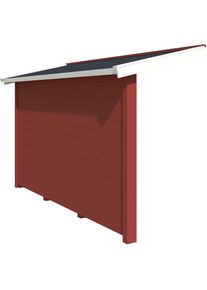 Lasita Maja, Gartenhaus-Anbaudach &raquo;Schleppdach&laquo; BxT: 90x300 cm, schwedenrot, Holzwerkstoff, schwedenrot