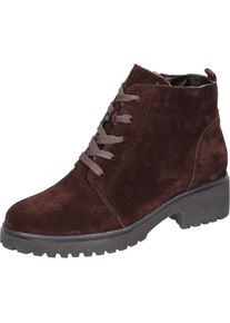 Waldläufer Waldläufer , Schnürboots »H-LUISE«, Stiefelette, Blockabsatz, in bequemer Schuhweite G (= weit) , dunkelbraun , 8 (42) , 8 (42) , Mit praktischem...