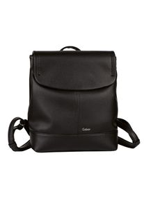 Gabor, Damen, Rucksack &raquo;Lenea&laquo; aus leicht genarbtem Lederimitat mit dekorativen Ziern&auml;hten, schwarz, B/H/T: 28 cm x 33 cm x 9 cm, schwarz, DAILY 