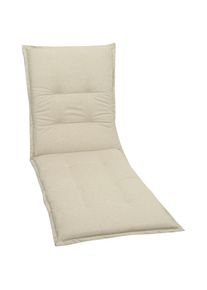 GO-DE, Liegenauflage, sand, Obermaterial: 85% Baumwolle, 15% Polyester, B/H/T: 190 cm x 7 cm x 60 cm, sand