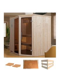 Weka, Sauna &raquo;Varberg 2&laquo; ohne Ofen, natur, ohne Ofen, natur