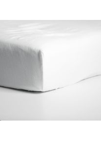 Cinderella, Spannbettlaken &raquo;Premium Molton&laquo;, White, Flanell, Obermaterial: 100% Baumwolle, B/L: 80 cm x 200 cm -1 Stk., White