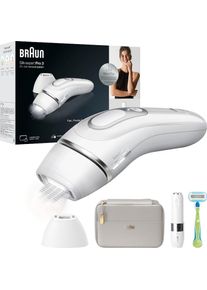 Braun , IPL-Haarentferner »Silk-Expert Pro 3 PL3139«, 300.000 Lichtimpulse, Skin Pro-Technologie, 300.000 Lichtimpulse , weiß/silber , Mehrere...