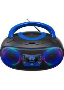 Denver , Digitalradio (DAB+) »DAB+ Boombox Mit DAB+/FM-Radio, Bluetooth-Funktion, pink«, (Bluetooth Digitalradio (DAB+)-FM-Tuner 1,80 W) , Blau ,...