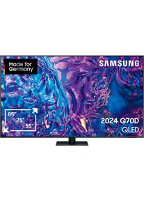Samsung , QLED-Fernseher »GQ85Q70DAT«, 4K Ultra HD, Smart-TV, Neural Quantum 4K AI Gen2 Prozessor, bis zu 120Hz , schwarz , Neural Quantum 4K AI...
