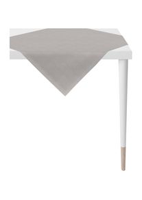 Apelt , Mitteldecke »Arizona, Uni-Basic«, (1 St.), Leinenoptik , grau , B/L: 95 cm x 95 cm