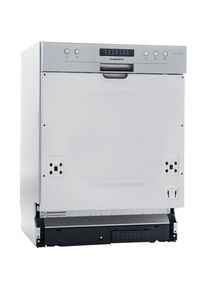 respekta, teilintegrierbarer Geschirrsp&uuml;ler &raquo;GSP60TIDM&laquo; 12 Ma&szlig;gedecke, silberfarben,