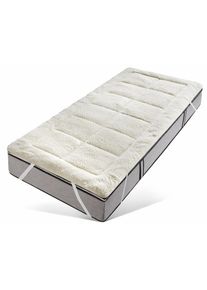 Ribeco , Matratzenauflage »Luise, in Lammfloor Optik, 90x200 cm und weitere Größen« Auflage beidseitig für Sommer und Winter nutzbar, waschbar bis...