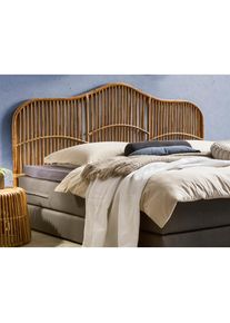 Sit , Kopfteil aus Rattan , Natur