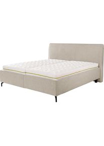 Alina, Stauraumbett &raquo;Serina Comfort&laquo; inkl. Lattenrost, diverse Ausf&uuml;hrungen, beige TCM 12, Struktur fein TCM (100% Polyester), Liegefl&auml;che L&auml;nge 