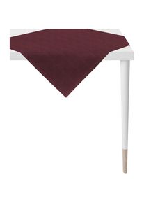 Apelt , Mitteldecke »1104 Loft Style, Jacquard«, (1 St.) , bordeaux/anthrazit/schwarz , B/L: 85 cm x 85 cm