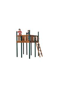 Weka, Spielturm-Erweiterung &raquo;Tabaluga Spielturm 816 D&laquo; BxLxH: 164x167x250 cm, braun, Holzwerkstoff, B/H/L: 160 cm x 250 cm x 167 cm, braun
