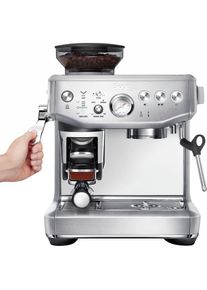 Sage , Espressomaschine »the Barista Express Impress« Siebträger , Gebürsteter Edelstahl