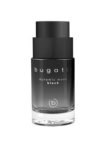 Bugatti, Herren, Eau de Toilette &raquo;Dynamic Move Black EdT 100ml&laquo; Orientalischer Herrenduft mit Feigenbl&auml;tter, Ingwer und Kaschmirholz., grau, grau, Eau