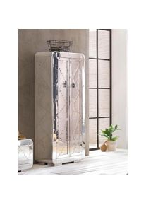 Sit, Garderobenschrank &raquo;Airman&laquo;, silberfarben, silberfarben, Mit Zierschrauben