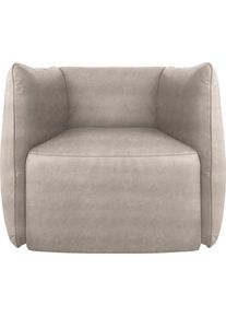 Egoitaliano, Sessel &raquo;Ludo Loungesessel, Designsessel, Clubsessel, elegant und zeitlos&laquo; mit tollem Sitzkomfort, Solit&auml;rsessel, opal grau, Luxus-