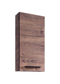 Saphir, H&auml;ngeschrank &raquo;Quickset 374 Wand-Badschrank, 1 T&uuml;r, 2 Einlegeb&ouml;den, inkl. T&uuml;rd&auml;mpfer&laquo; Badezimmer-H&auml;ngeschrank, 30 cm breit, Eiche Ribbeck quer 