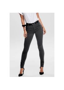 Only , Skinny-fit-Jeans »ONLRAIN LIFE REG SKINNY DNM« , Dark Grey Denim , Länge 32 , M (38) -Länge 32 , M (38) , Skinny-fit-Jeans mit Mid Waist und...