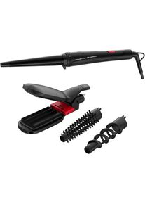 Rowenta, Multihaarstyler &raquo; x Karl Lagerfeld CF422L Infinite Looks 9-in-1 Multistyler&laquo; 4 Aufs&auml;tze Haargl&auml;tter, Kreppeisen, Lockenstab, 