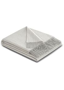 Biederlack, Plaid &raquo;Vivo&laquo; mit hohem Kaschmiranteil, silver, Kaschmir, Schurwolle, B/L: 130 cm x 170 cm, silver