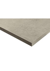 KOCHSTATION, Arbeitsplatte &raquo;"KS-Scafa"&laquo; in verschiedenen Breiten, St&auml;rke 4 cm, beton hell, Holzwerkstoff, B/T/H: 290 cm x 60 cm x 4 cm, beton hell