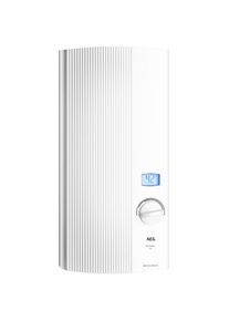 AEG Haustechnik , Komfort-Durchlauferhitzer &raquo;DDLE LCD 18 kW, gradgenaue Temperaturwahl&laquo; konstante Warmwassertemperatur mit LC-Display , Wei&szlig; ,...