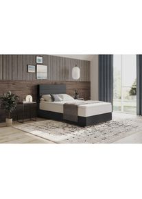 Mr. Couch, Boxbett &raquo;Stratus 2&laquo; inkl. Bettkasten und Matratze, Stripes 8629 stone, 92% Polyester / 8% Nylon, Cord, Stripes 8629 stone