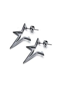 Firetti, Damen, Paar Ohrstecker &raquo;Schmuck Geschenk Ohrschmuck Star&laquo;, schwarz, schwarz, Stern Ohrringe im zeitlos-klassischen Stil