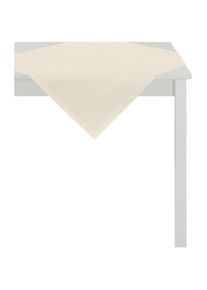 Apelt , Mitteldecke »ALASKA, LOFT STYLE, Rips Uni«, (1 St.) , creme , B/L: 93 cm x 93 cm