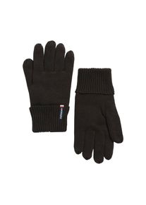 Superdry, Damen, Strickhandschuhe &raquo;ESSENTIAL LOGO KNITTED GLOVES&laquo;, Black, Black, Gestrickte Handschuhe von Superdry